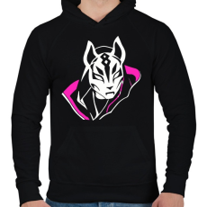 PRINTFASHION Fortnite skin - Férfi kapucnis pulóver - Fekete