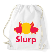 PRINTFASHION FORTNITE - Slurp - Sportzsák, Tornazsák - Fehér tornazsák