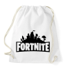 PRINTFASHION FORTNITE - Sportzsák, Tornazsák - Fehér
