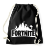 PRINTFASHION FORTNITE - Sportzsák, Tornazsák - Fekete