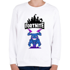 PRINTFASHION Fortnite Storm king - Gyerek pulóver - Fehér gyerek pulóver, kardigán