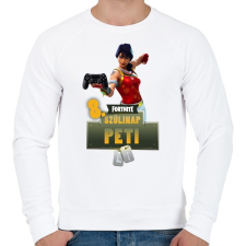 PRINTFASHION Fortnite születésnap - Férfi pulóver - Fehér férfi pulóver, kardigán