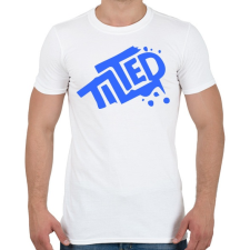 PRINTFASHION Fortnite - TILTED - Férfi póló - Fehér férfi póló