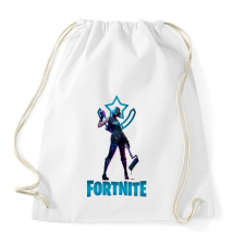 PRINTFASHION Fortnite: Tilted Teknique - Sportzsák, Tornazsák - Fehér tornazsák