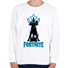 PRINTFASHION Fortnite: Ultima Knight - Gyerek pulóver - Fehér gyerek pulóver, kardigán