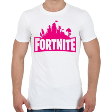 PRINTFASHION Fortnite valentin - Férfi póló - Fehér férfi póló