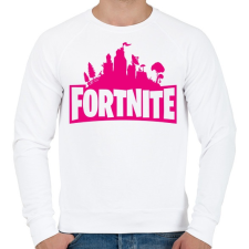 PRINTFASHION Fortnite valentin - Férfi pulóver - Fehér férfi pulóver, kardigán