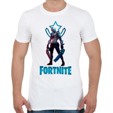PRINTFASHION Fortnite: X-Lord - Férfi póló - Fehér
