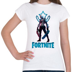 PRINTFASHION Fortnite: X-Lord - Női póló - Fehér