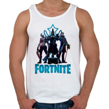 PRINTFASHION Fortnite: X-Lord, Ultima Knight, Y0ND3R - Férfi atléta - Fehér atléta, trikó