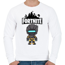 PRINTFASHION Fortnite Zenith Max - Férfi pulóver - Fehér