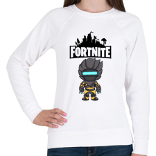 PRINTFASHION Fortnite Zenith Max - Női pulóver - Fehér női pulóver, kardigán