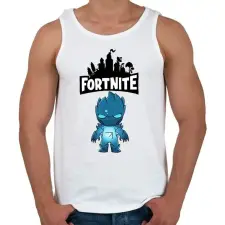PRINTFASHION Fortnite Zero skin - Férfi atléta - Fehér atléta, trikó