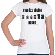 PRINTFASHION Fotós - Női póló - Fehér női póló