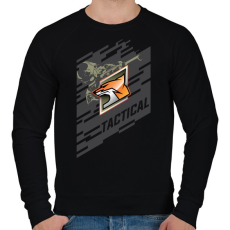 PRINTFASHION Fox Special - Férfi pulóver - Fekete