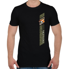 PRINTFASHION Fox Tactical - Férfi póló - Fekete