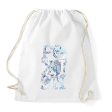 PRINTFASHION Foxish - Sportzsák, Tornazsák - Fehér tornazsák