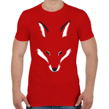PRINTFASHION Foxy shape - Férfi póló - Piros férfi póló
