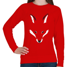 PRINTFASHION Foxy shape - Női pulóver - Piros női pulóver, kardigán