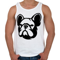 PRINTFASHION Franchie - Férfi atléta - Fehér