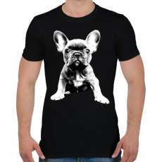 PRINTFASHION Francia Bulldog - Férfi póló - Fekete