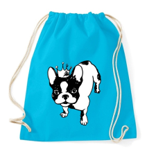 PRINTFASHION Francia bulldog  - Sportzsák, Tornazsák - Surf blue tornazsák