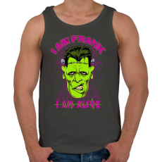 PRINTFASHION Frank - Férfi atléta - Sötétszürke