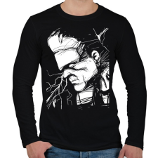 PRINTFASHION Frankenstein - Férfi hosszú ujjú póló - Fekete férfi póló