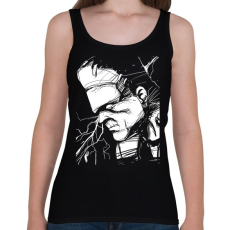 PRINTFASHION Frankenstein - Női atléta - Fekete