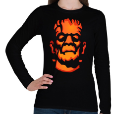 PRINTFASHION frankenstein - Női hosszú ujjú póló - Fekete