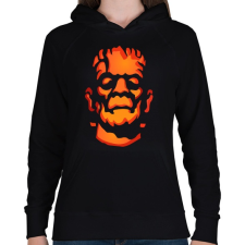 PRINTFASHION frankenstein - Női kapucnis pulóver - Fekete női pulóver, kardigán