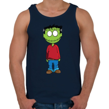 PRINTFASHION Franki - Férfi atléta - Sötétkék atléta, trikó