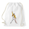 PRINTFASHION Freddie Mercury  - Sportzsák, Tornazsák - Fehér