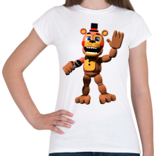 PRINTFASHION Freddy - Fazbear & Friends FNAF - Női póló - Fehér női póló