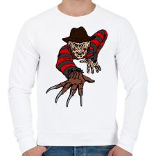 PRINTFASHION freddy - Férfi pulóver - Fehér férfi pulóver, kardigán
