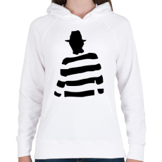 PRINTFASHION Freddy_Krueger_ - Női kapucnis pulóver - Fehér