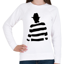 PRINTFASHION Freddy_Krueger_ - Női pulóver - Fehér női pulóver, kardigán