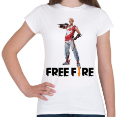 PRINTFASHION Free fire ignis - Női póló - Fehér