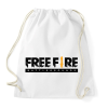 PRINTFASHION Free Fire - Sportzsák, Tornazsák - Fehér