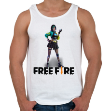 PRINTFASHION free fire steffie - Férfi atléta - Fehér