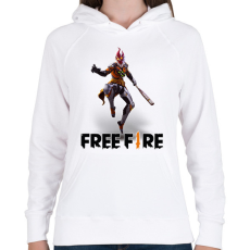 PRINTFASHION free fire wukong - Női kapucnis pulóver - Fehér