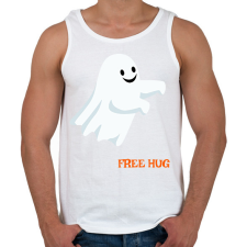 PRINTFASHION Free hug... - Férfi atléta - Fehér atléta, trikó