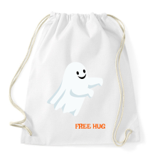 PRINTFASHION Free hug... - Sportzsák, Tornazsák - Fehér tornazsák