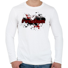 PRINTFASHION freedom - Férfi hosszú ujjú póló - Fehér férfi póló