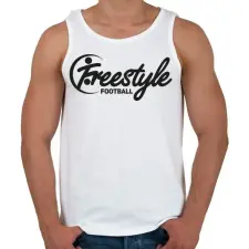 PRINTFASHION freestyle-football - Férfi atléta - Fehér atléta, trikó
