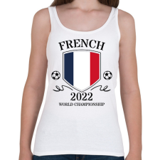 PRINTFASHION French 2022 - Női atléta - Fehér női trikó
