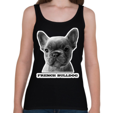PRINTFASHION french bulldog - Női atléta - Fekete