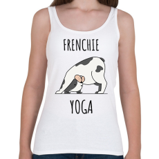 PRINTFASHION FRENCHIE YOGA - Női atléta - Fehér