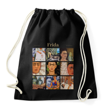 PRINTFASHION Frida - részletek - Sportzsák, Tornazsák - Fekete tornazsák