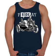 PRINTFASHION fRIDEay  - Férfi atléta - Sötétkék